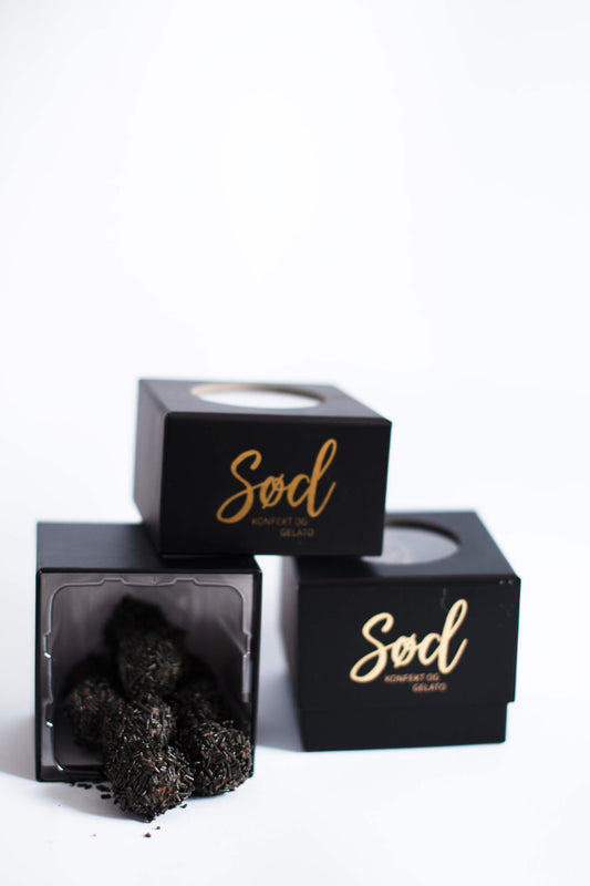 Deilige trøffelkuler lakris