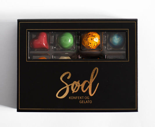Konfekteske til bedrift - eksklusiv sjokolade 12 biter