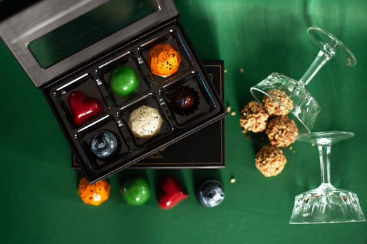 Konfekteske til bedrift - eksklusiv sjokolade 6 biter | Sød